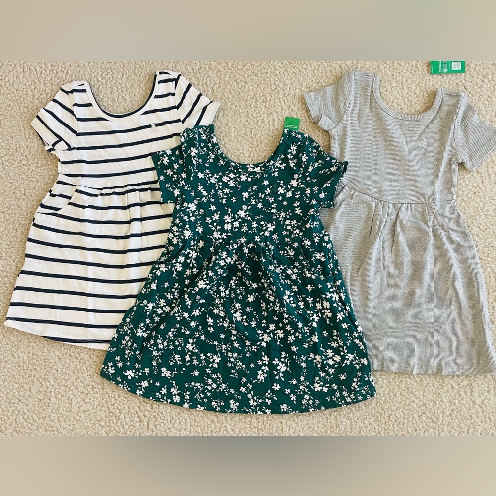NWT Baby Gap Short Sleeve Skater Dress Toddler Girl 3T